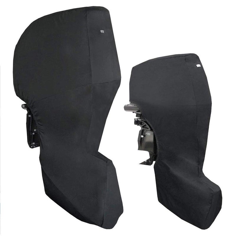 Coverify Outboard Motor Cover - Waterproof UV-Resistant Protection for Off-Season Storage, Boat Motor Cover with Windproof Strap, Boat Engine Cover Fits up to 250-350 HP, Black - Image 5